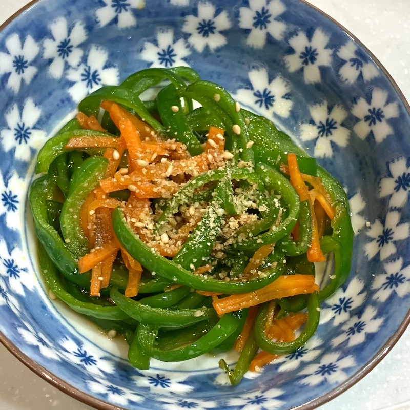 ピーマンの消費に！ピーマンのきんぴらのレシピ画像