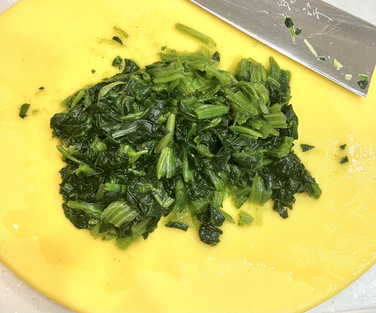 そぼろ丼の炒り卵の代わりに⭐︎ 子供達にも好評！ほうれん草の甘辛だし浸しの作り方ステップ5