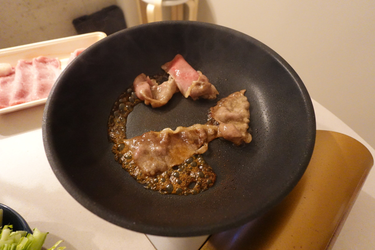 簡単調合！タレ(割下)ですき焼きの作り方ステップ4