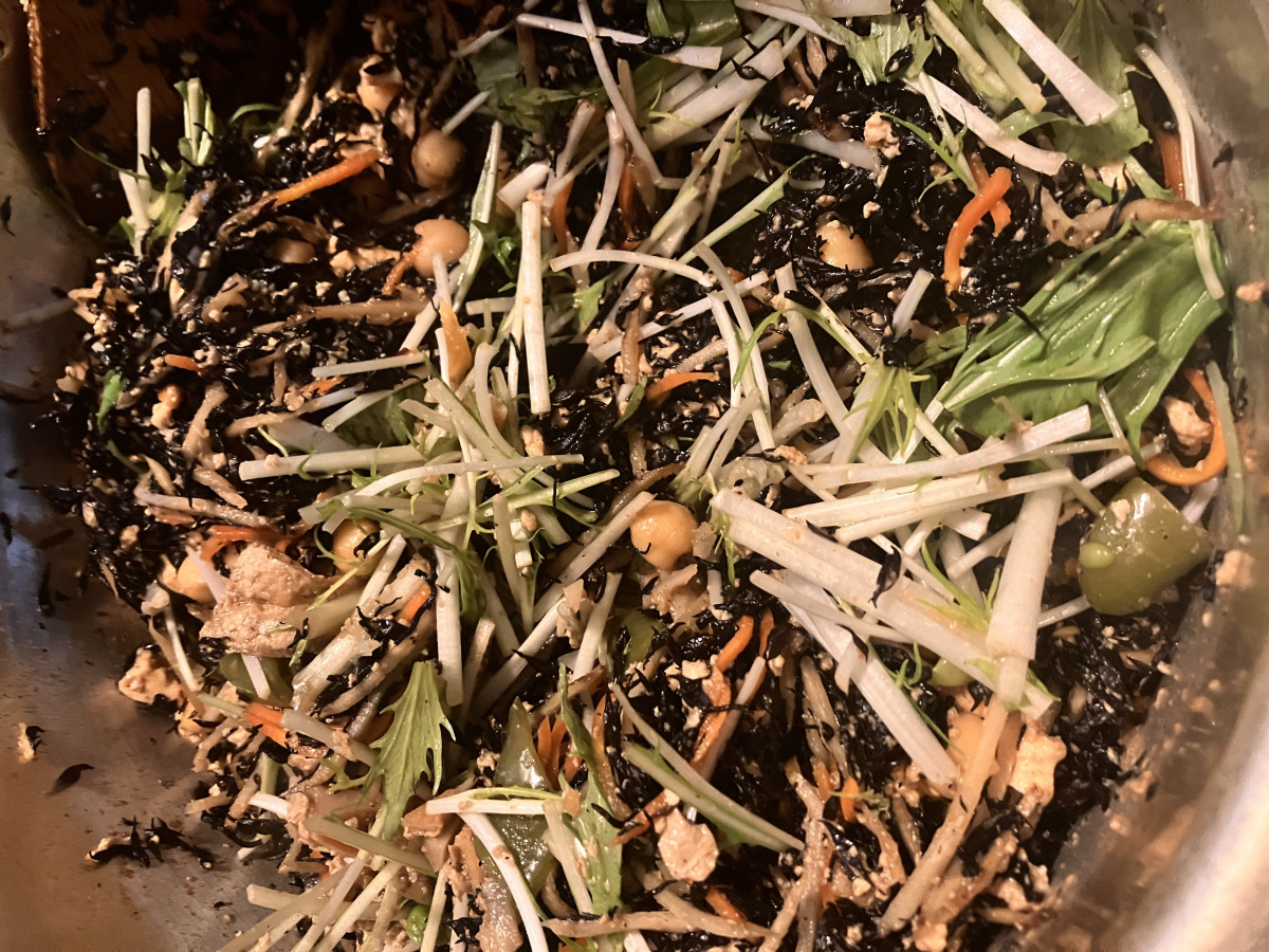 ひじき煮の作り方ステップ2