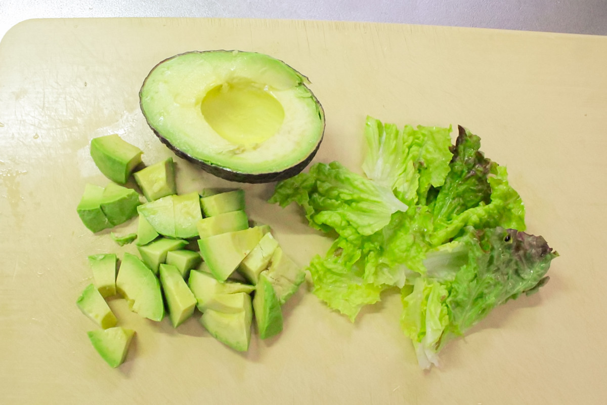 お手軽タコス風サラダの作り方ステップ4