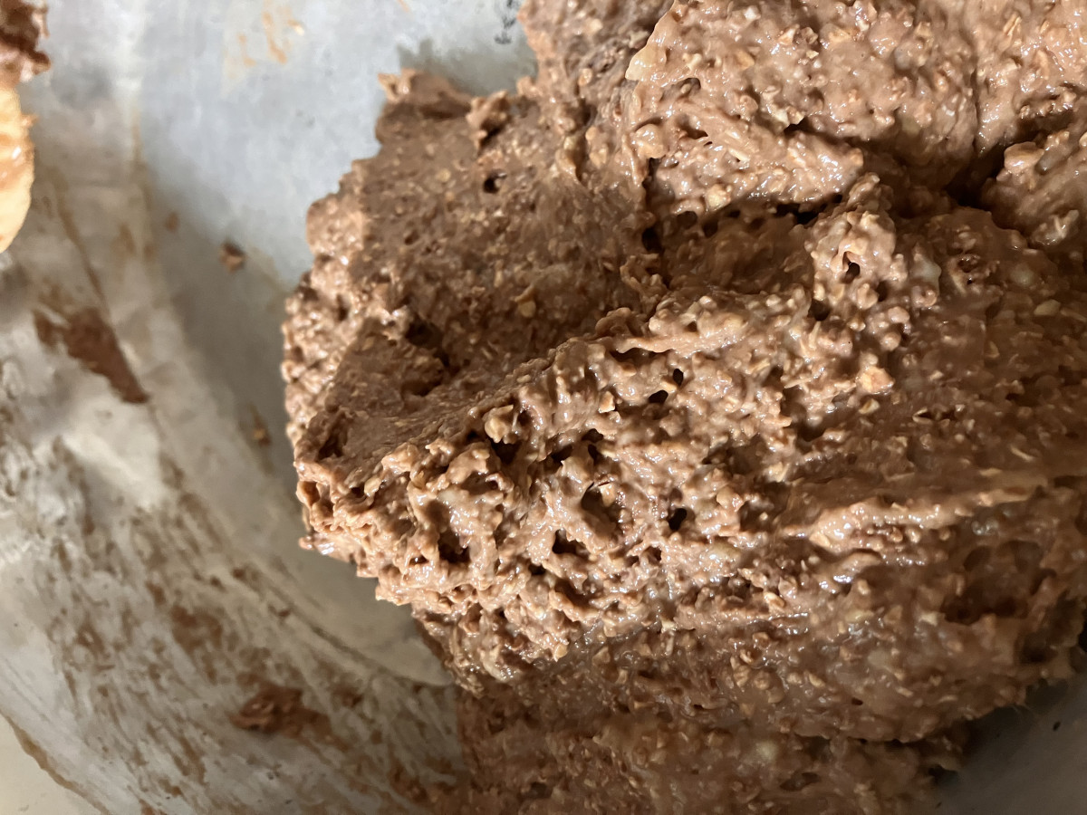 時短！オートミールチョコバナナケーキの作り方ステップ1