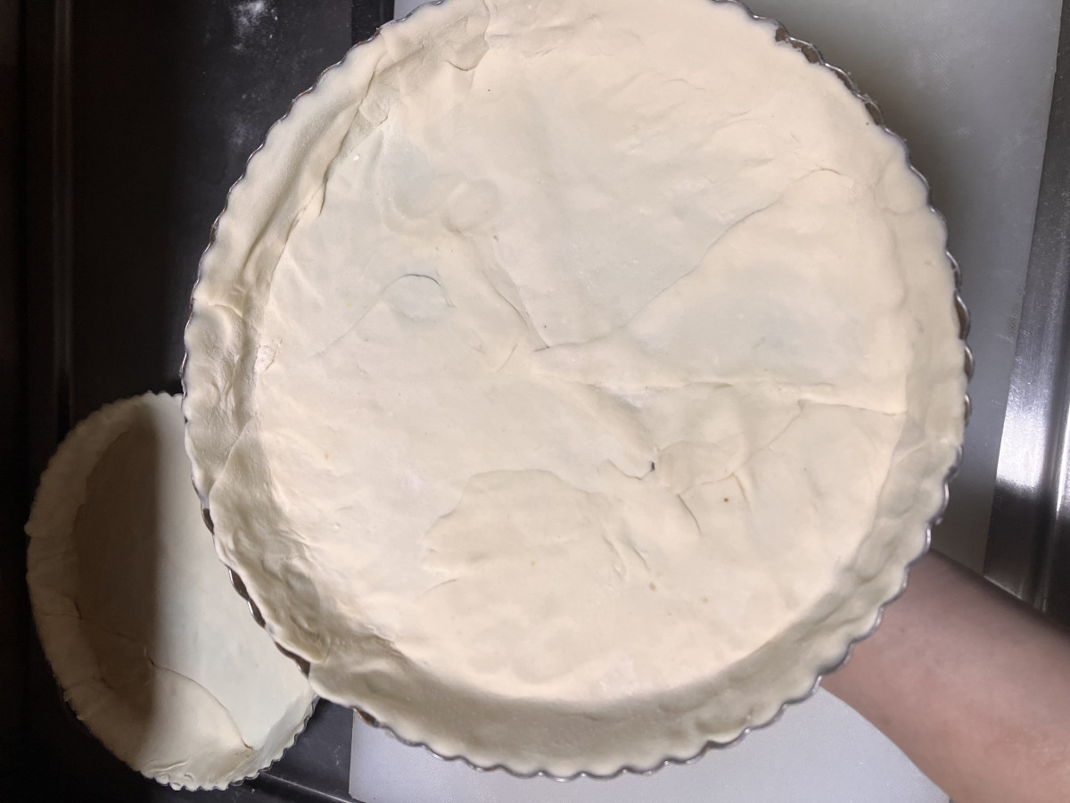 サーモンとじゃがいものキッシュの作り方ステップ3