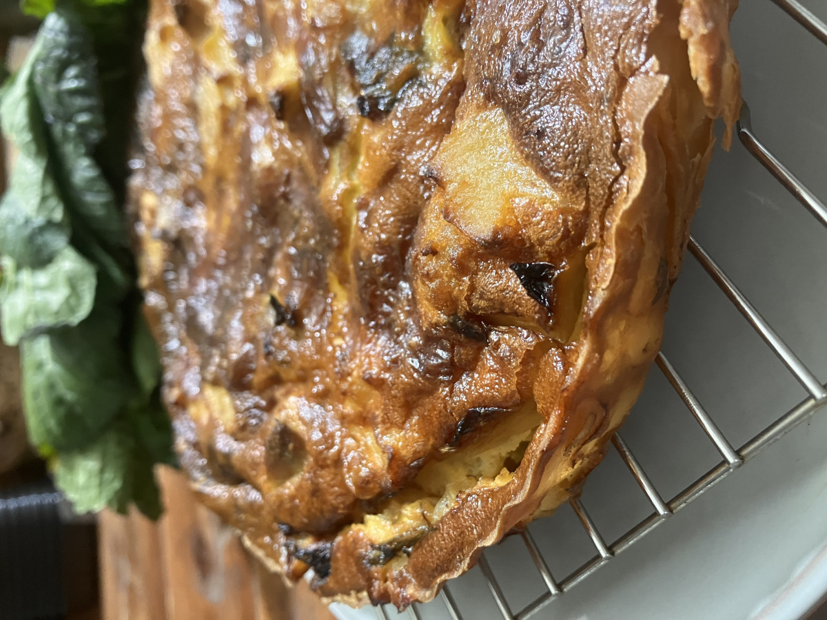 サーモンとじゃがいものキッシュの作り方ステップ6