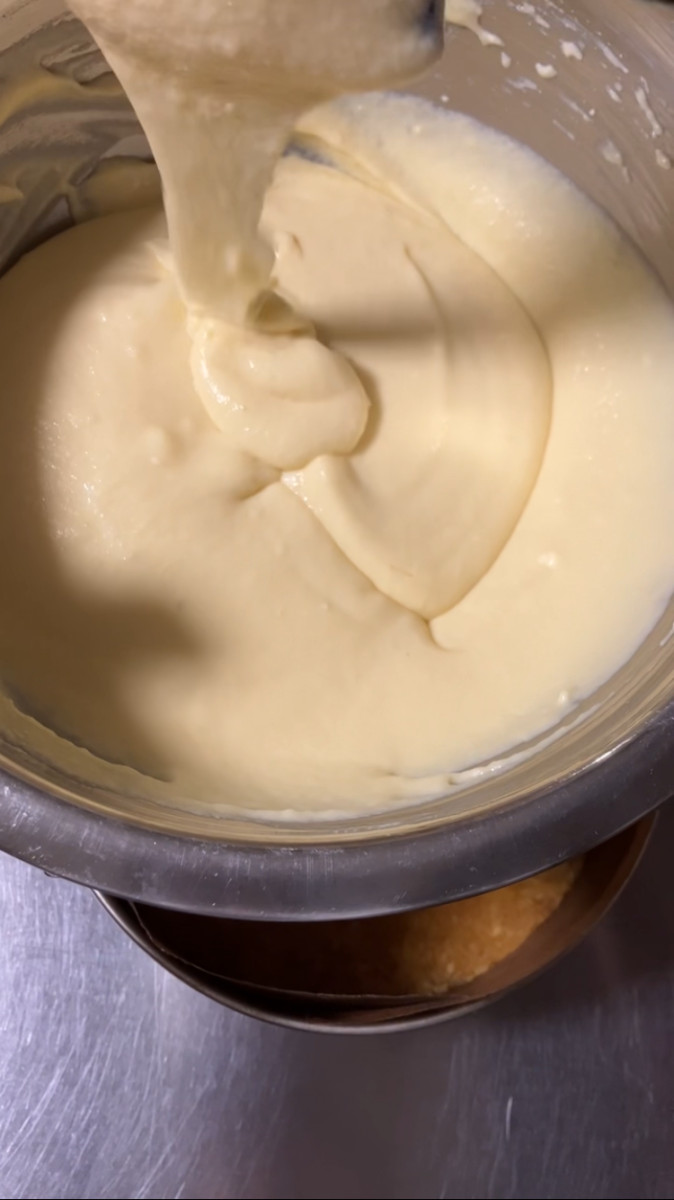 さつまいももバクチーチーズケーキの作り方ステップ2