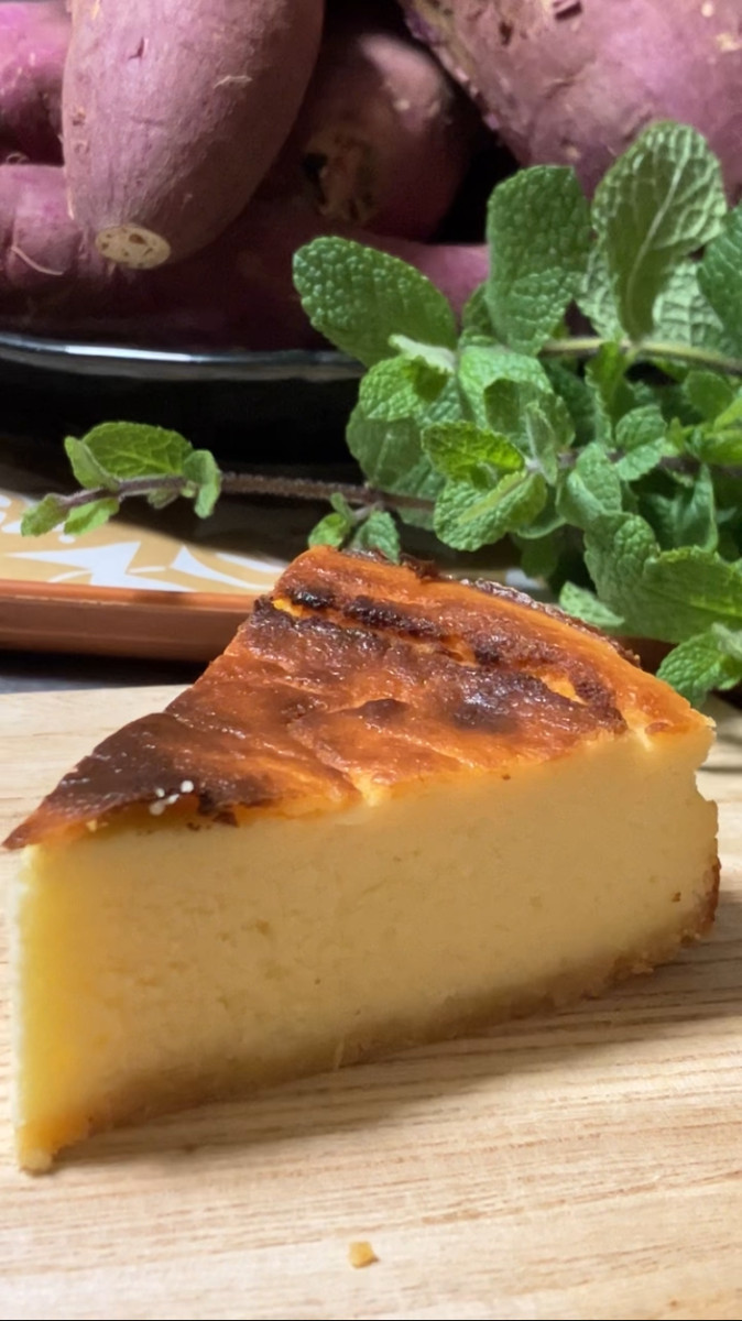 さつまいももバクチーチーズケーキの作り方ステップ5