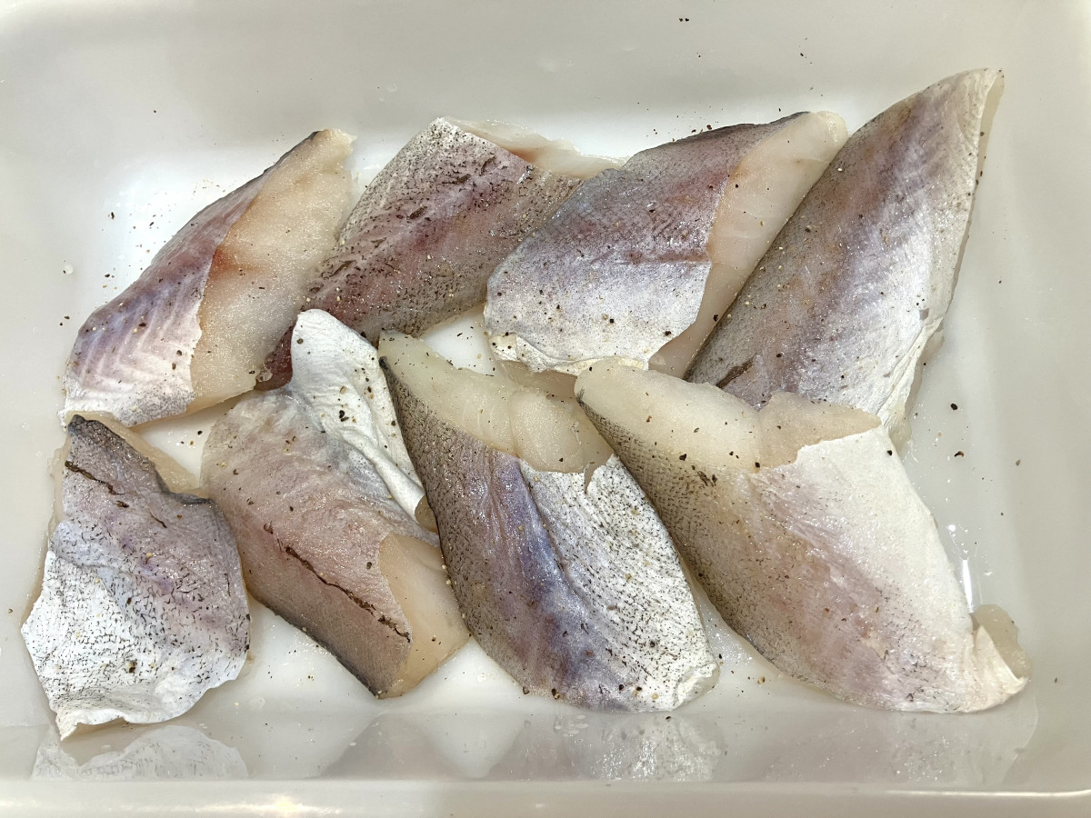 洋食であと1品欲しい時に！簡単、ふっくら美味しい魚のソテーハーブソルトの作り方ステップ1