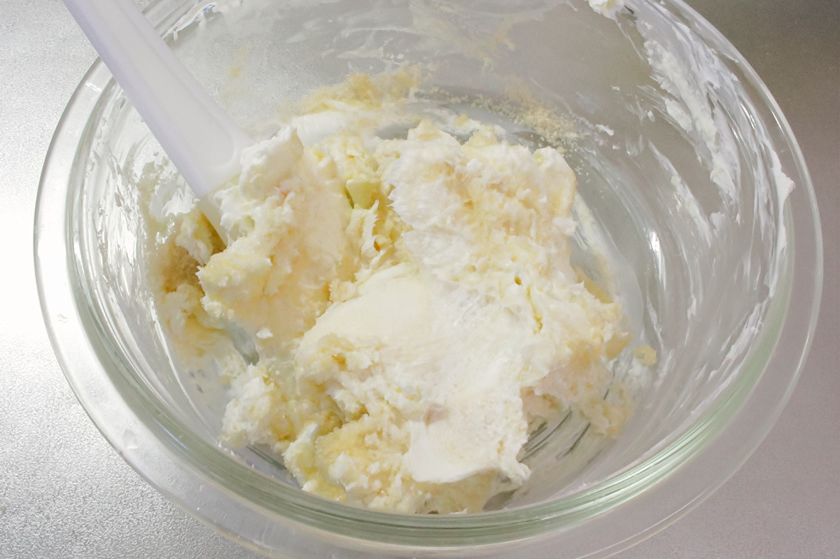 グルテンフリー抹茶チーズケーキの作り方ステップ2