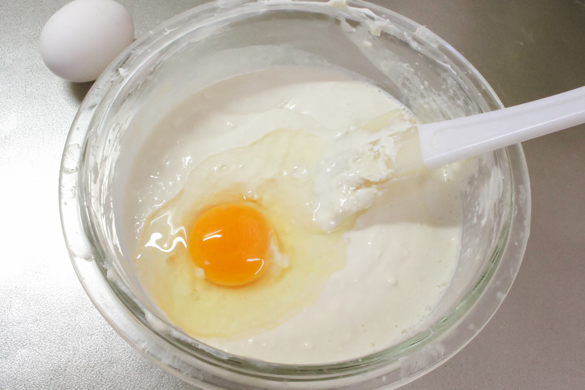 グルテンフリー抹茶チーズケーキの作り方ステップ4