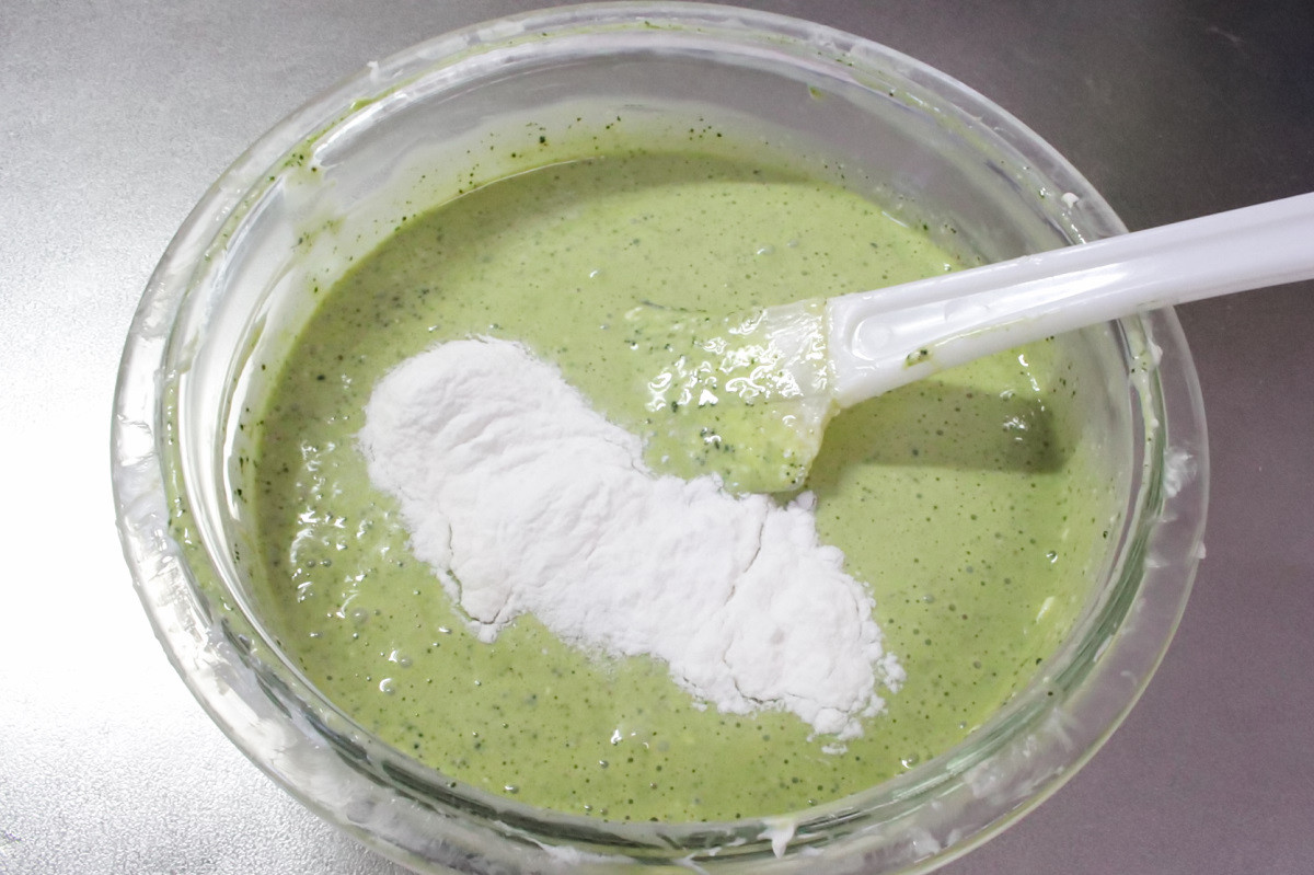 グルテンフリー抹茶チーズケーキの作り方ステップ6