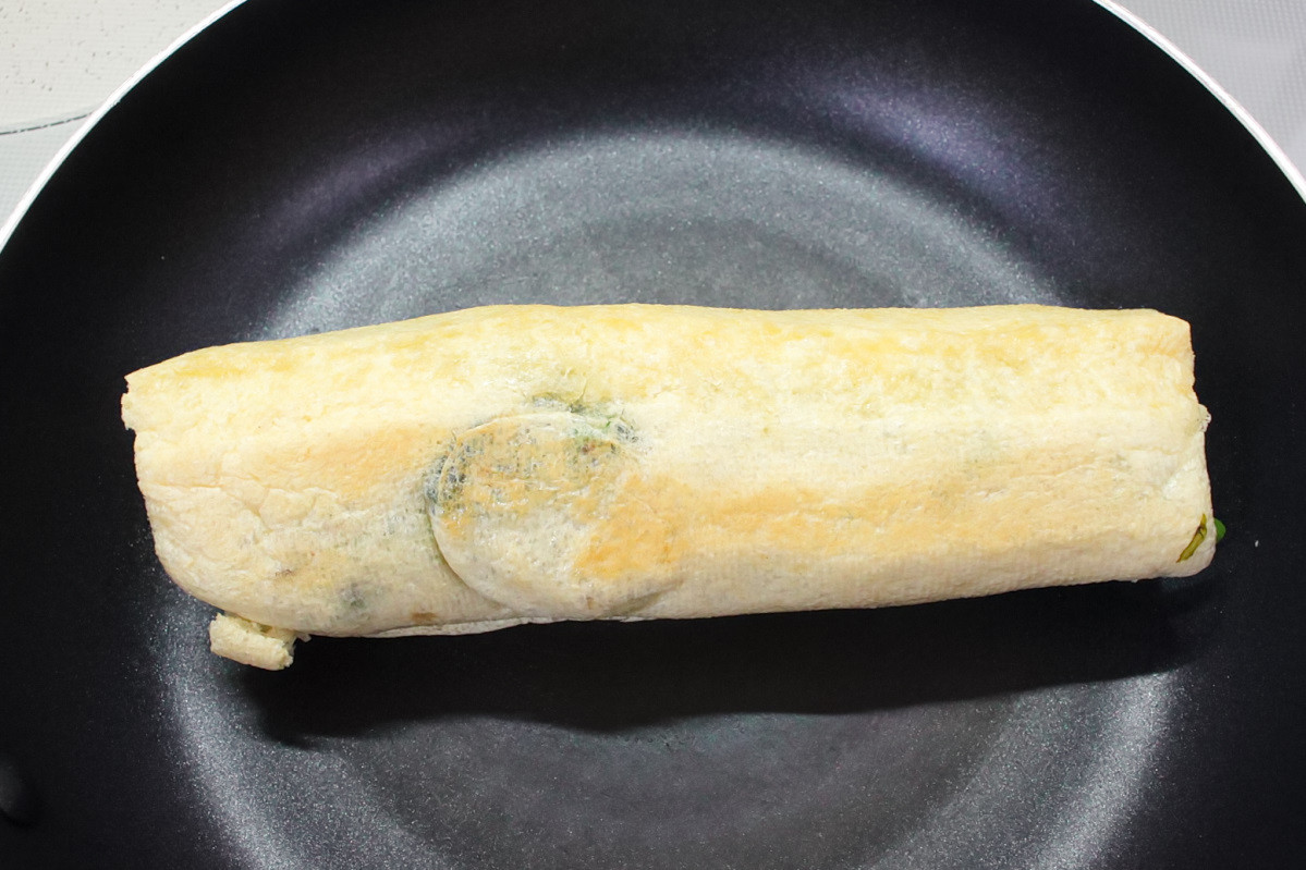 ほうれん草のパリパリロールの作り方ステップ5