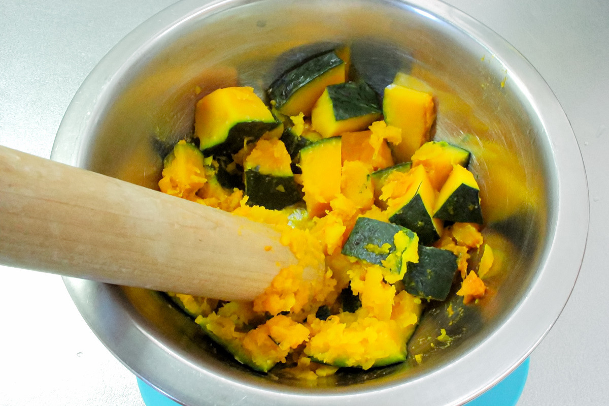 もちもちパンプキンスティックの作り方ステップ3