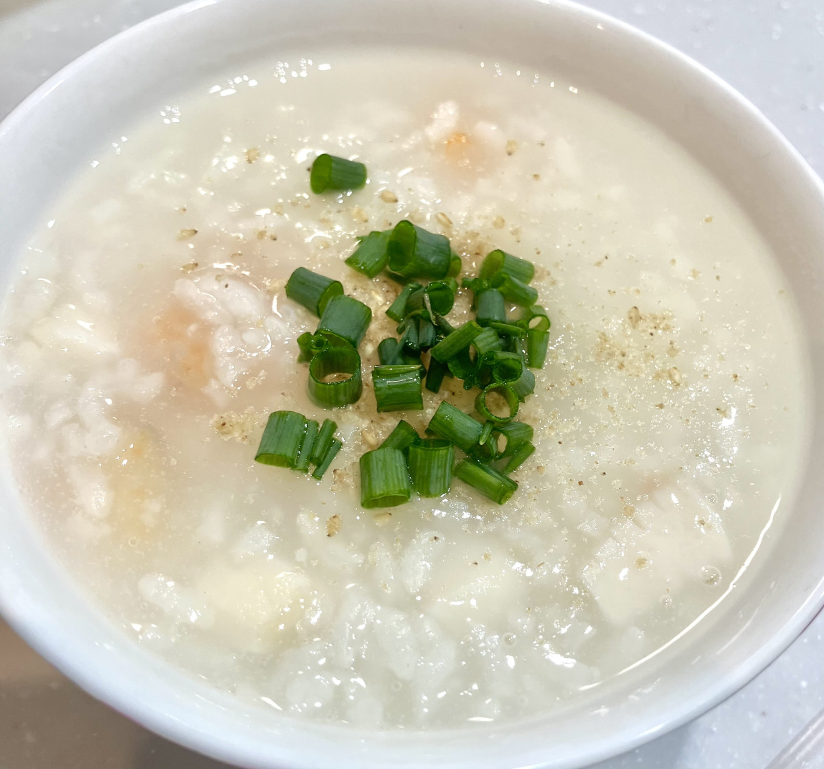 シーフードミックスで！ほっこり優しい中華粥の作り方ステップ5