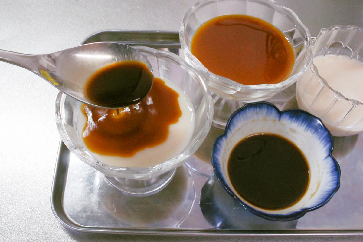 アーモンドミルクプリン・エスプレッソソースかけの作り方ステップ7