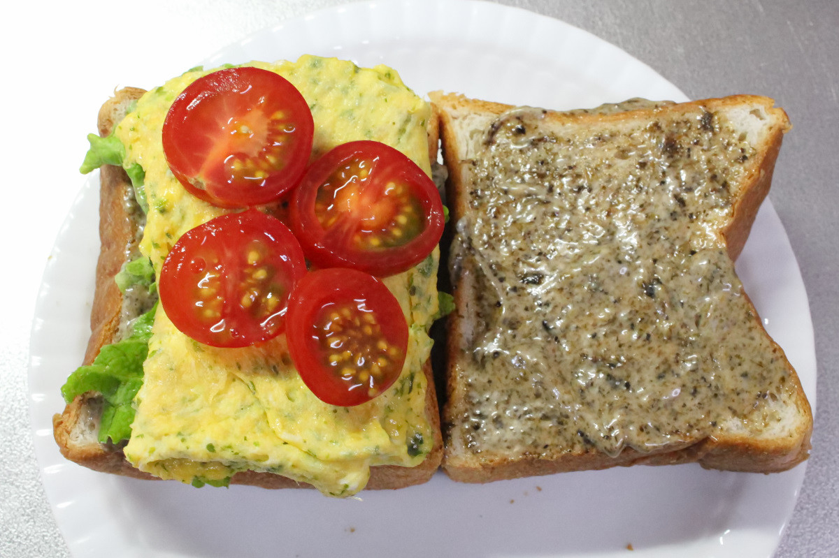 のりマヨの卵サンドイッチの作り方ステップ4