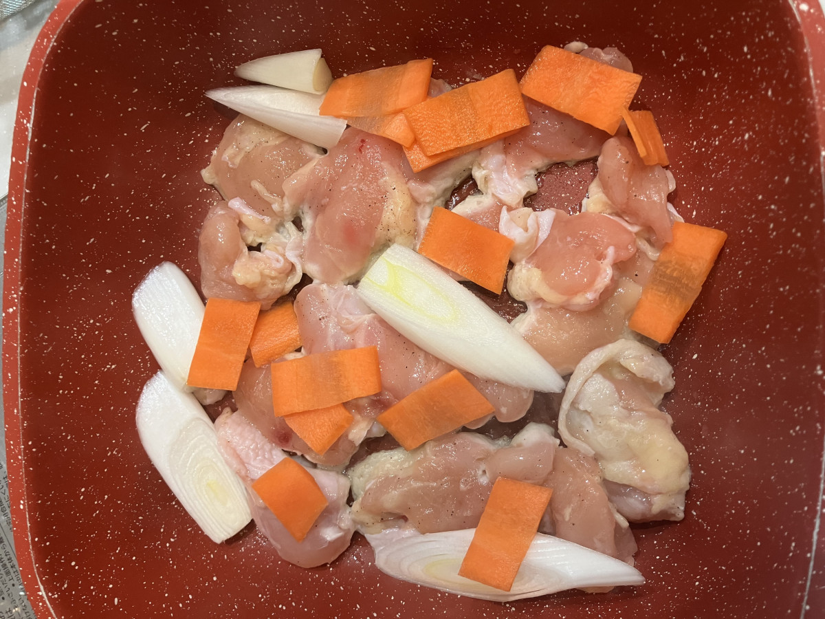 鶏と生姜の野菜炒めの作り方ステップ4