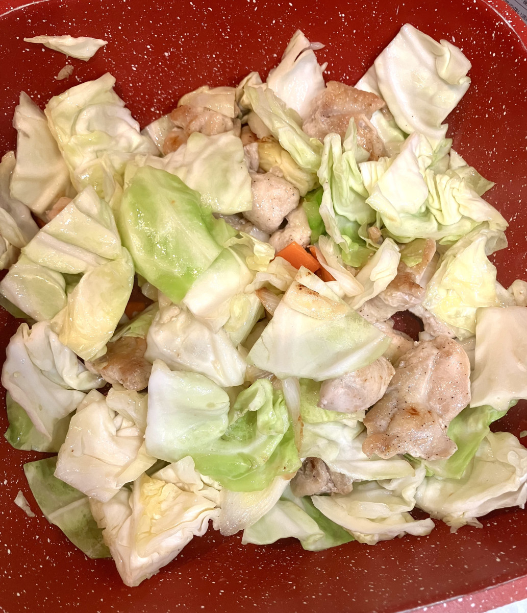 鶏と生姜の野菜炒めの作り方ステップ5