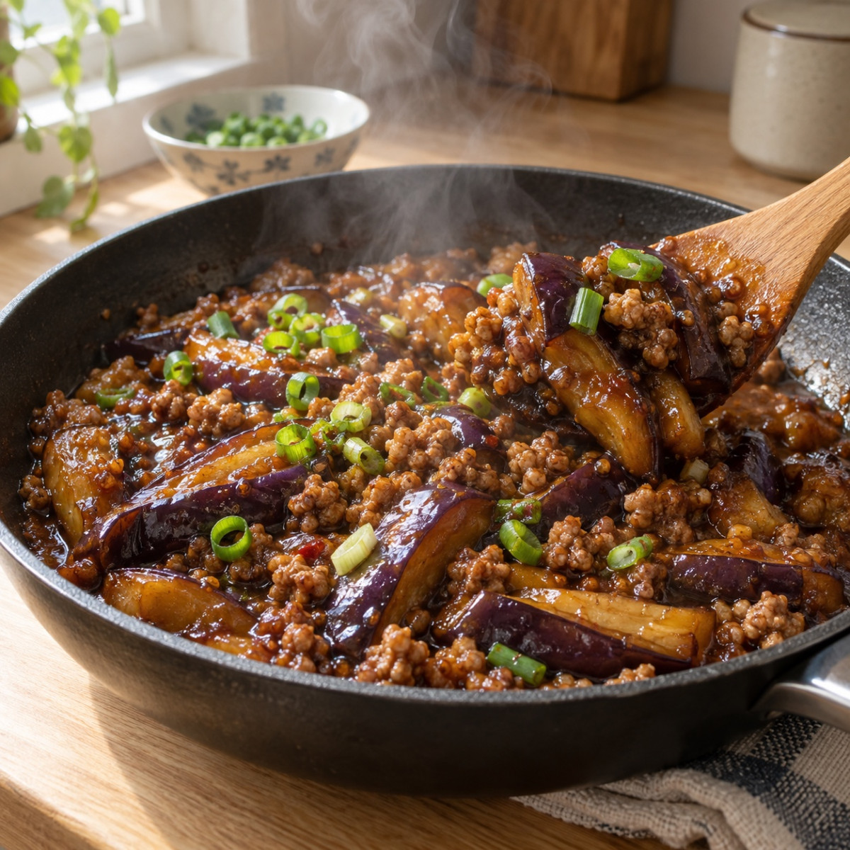 レンジ2分で油大さじ1。ごはんが進む麻婆なすの作り方ステップ6