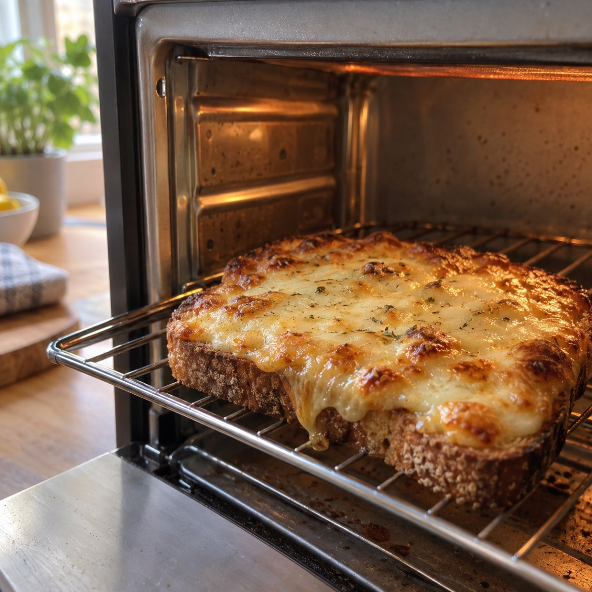 フライパンで焼くだけ15分。なすと厚揚げの甘辛みそトーストの作り方ステップ5