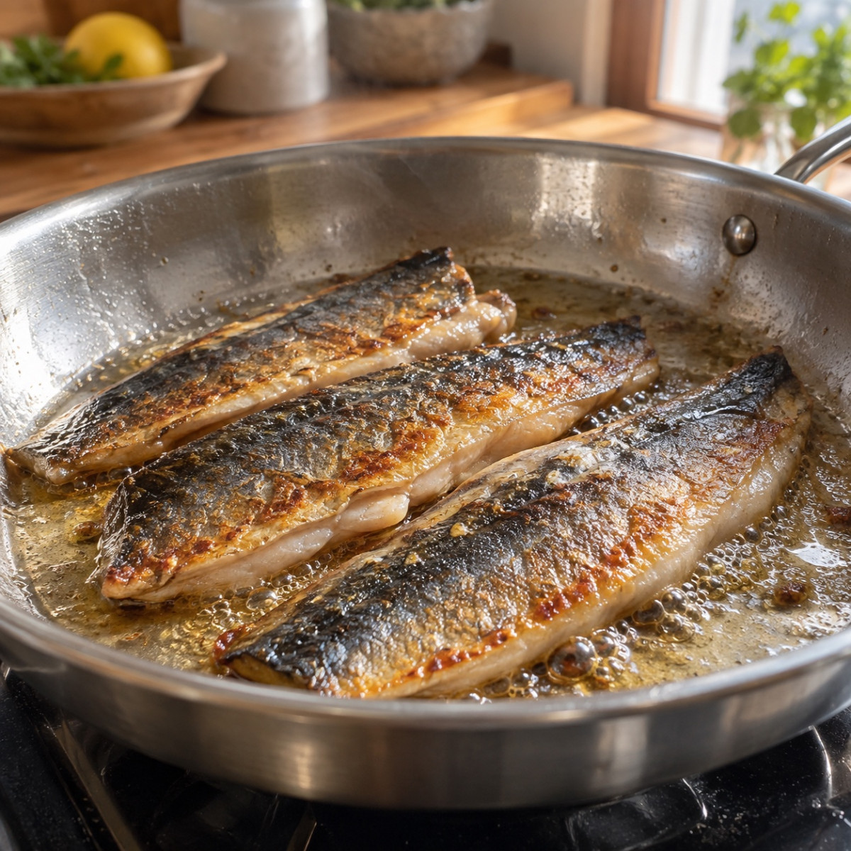 フライパン15分。秋刀魚をフレンチにするハーブバターソースの作り方ステップ2